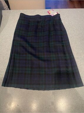Blackwatch Tartan Kilt in Navy and Deep Green